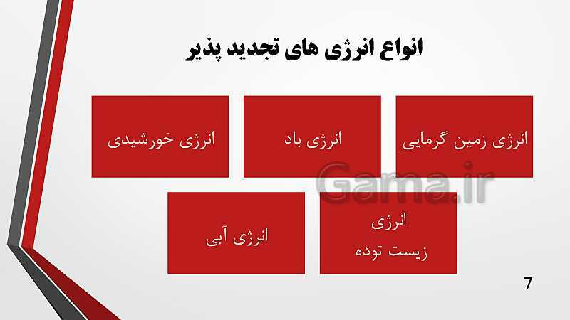 پاورپوینت تدریس مجازی کاربرد فناوری‌های نوین یازدهم | پودمان 4: انرژی‌های تجدید پذیر- پیش نمایش