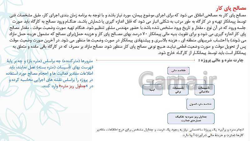 پاورپوینت دانش فنی تخصصی رشته تاسیسات مکانیکی دوازدهم هنرستان | پودمان 5: تحلیل برآورد هزینه- پیش نمایش