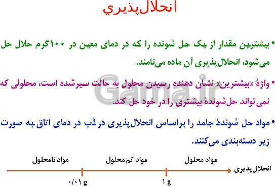 پاورپوینت شیمی مروری بر مباحث مهم و کنکوری شیمی(1) دهم - پیش نمایش