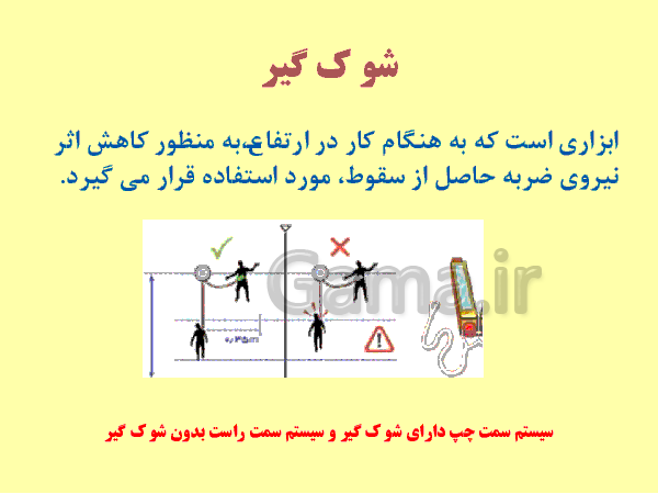 پاورپوینت الزامات محیط کار دهم هنرستان |  فصل 4- ایمنی و بهداشت محیط کار- پیش نمایش