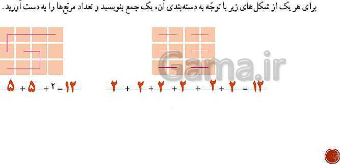 پاورپوینت ریاضی سوم دبستان | فصل 1: الگوها- پیش نمایش