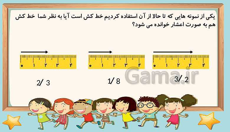 پاورپوینت ریاضی چهارم دبستان | فصل 5: عدد اعشاری- پیش نمایش