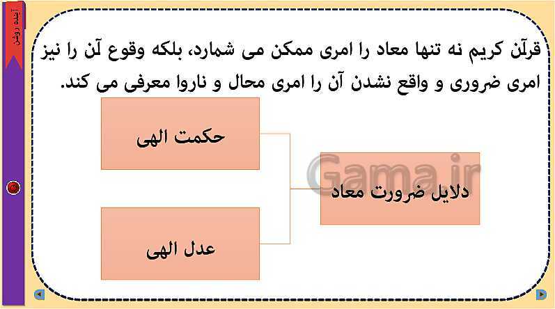 پاورپوینت دین و زندگی (1) دهم دبیرستان | درس 5: آیندۀ روشن- پیش نمایش