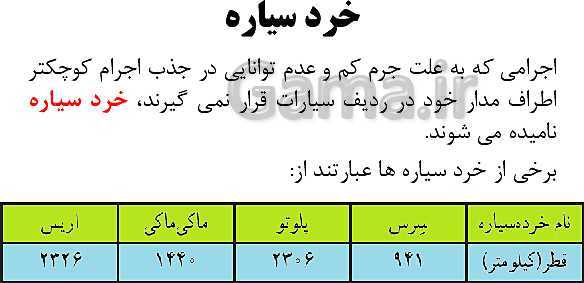 پاورپوینت آموزش جامع فصل 10 علوم پایه نهم |‌ نگاهی به فضا- پیش نمایش