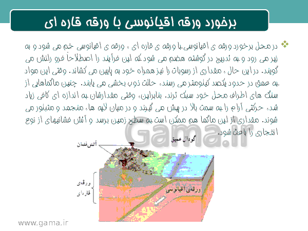 پاورپوینت آموزشی علوم نهم | فصل 6: زمین ساخت ورقه ای- پیش نمایش