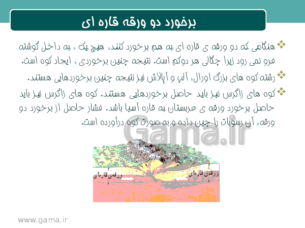 پاورپوینت آموزشی علوم نهم | فصل 6: زمین ساخت ورقه ای- پیش نمایش