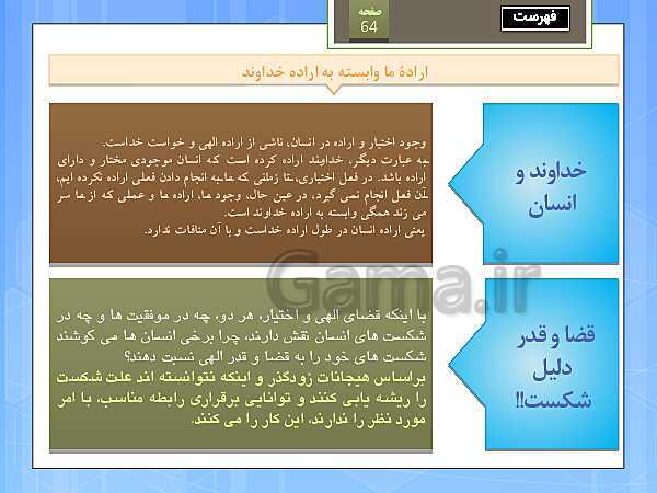 پاورپوینت تدریس درس 5 دین و زندگی (3) دوازدهم | قدرت پرواز- پیش نمایش