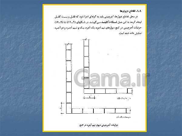 پاورپوینت عناصر و جزییات یازدهم هنرستان | فصل 2: دیوار چینی ،آجر- پیش نمایش