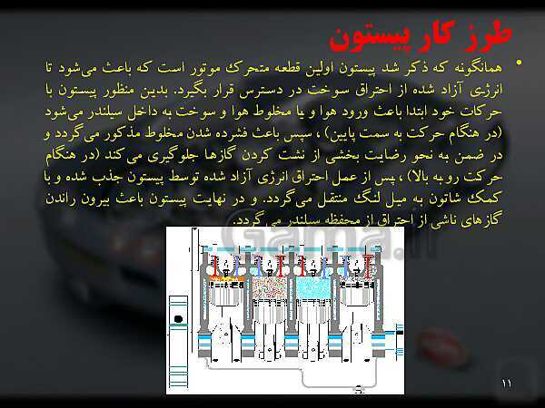 پاورپوینت تعمیرکار اتومبیل‌های سواری بنزینی درجه 1 | موتور و اجزای آن- پیش نمایش