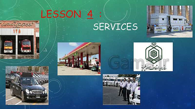 پاورپوینت انگلیسی نهم  | Lesson 4: Service- پیش نمایش
