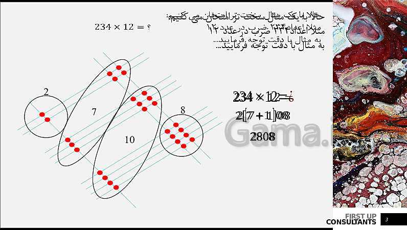 پاورپوینت آموزش ضرب اعداد به کمک رسم- پیش نمایش