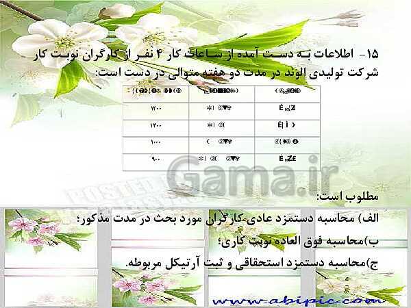 پاورپوینت حسابدار حقوق و دستمزد یازدهم کاردانش | پودمان 1: حقوق و دستمزد کارگران تولیدی- پیش نمایش