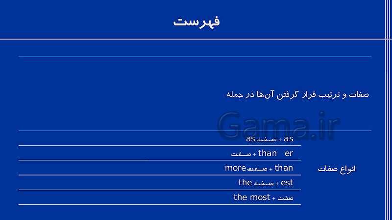 پاورپوینت گرامر زبان انگلیسی دهم همراه با تمرین | درس 1 تا 4- پیش نمایش