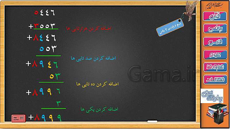 پاورپوینت ریاضی سوم دبستان | فصل 6: جمع و تفریق فرایندی- پیش نمایش