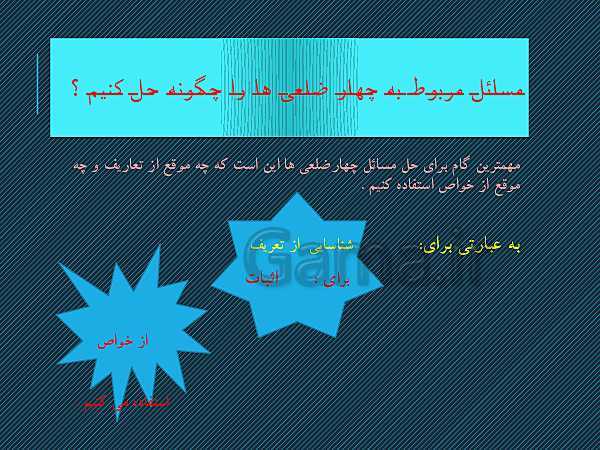 پاورپوینت ریاضی هشتم  | فصل 3: چند ضلعی‌ها- پیش نمایش