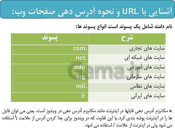 پاورپوینت تدریس اطلاعات و ارتباطات (دوره اینترنت) ضمن خدمت فرهنگیان- پیش نمایش