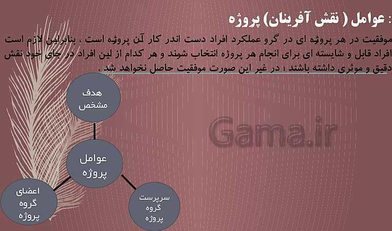 پاورپوینت تدریس مدیریت تولید یازدهم هنرستان | پودمان 5: مدیریت پروژه- پیش نمایش