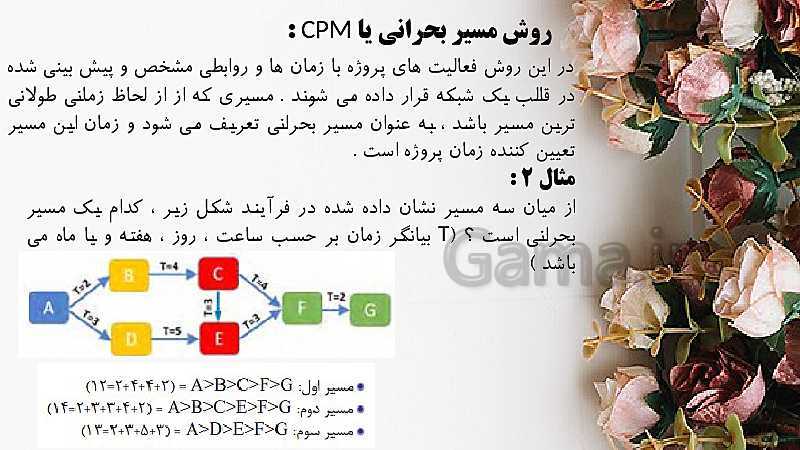 پاورپوینت تدریس مدیریت تولید یازدهم هنرستان | پودمان 5: مدیریت پروژه- پیش نمایش