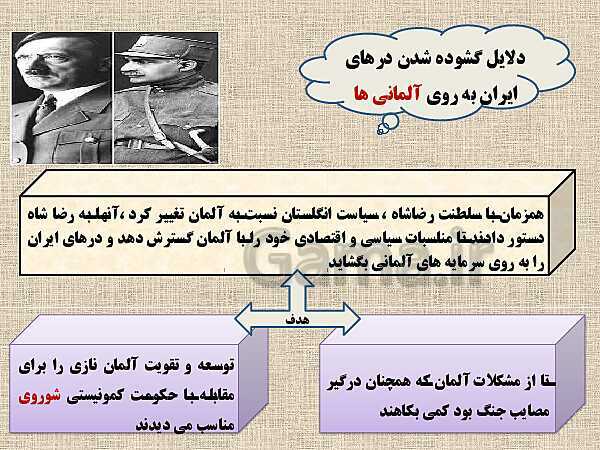 پاورپوینت تدریس تاریخ معاصر ایران  | درس 10: سقوط رضاشاه- پیش نمایش