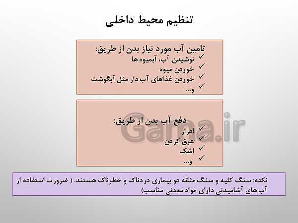 پاورپوینت تدریس علوم تجربی هفتم | فصل 15: تبادل با محیط- پیش نمایش