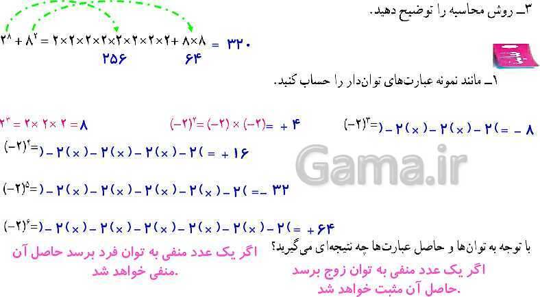 پاورپوینت آموزش و حل مسئله های فصل 7 ریاضی هفتم | توان و جذر (صفحه 84 تا 96)- پیش نمایش