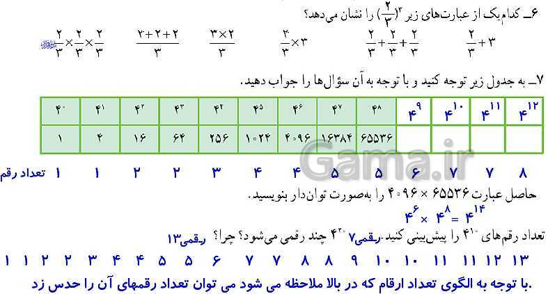 پاورپوینت آموزش و حل مسئله های فصل 7 ریاضی هفتم | توان و جذر (صفحه 84 تا 96)- پیش نمایش