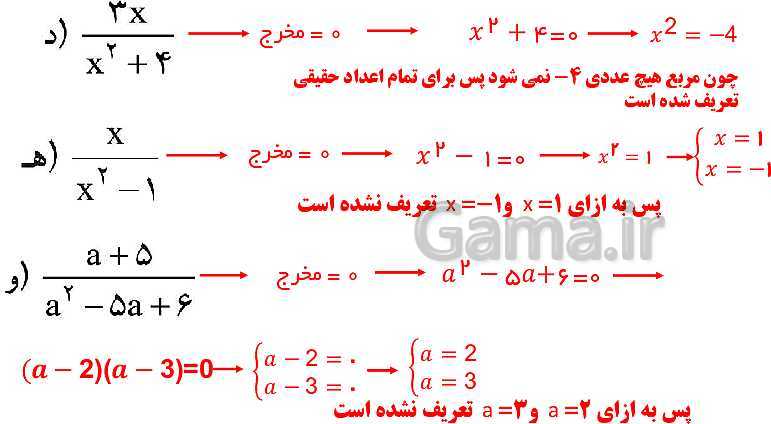 پاورپوینت تدریس کامل فصل 7: عبارت‌های گویا (درس 1 تا 3)- پیش نمایش