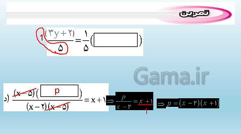 پاورپوینت تدریس کامل فصل 7: عبارت‌های گویا (درس 1 تا 3)- پیش نمایش