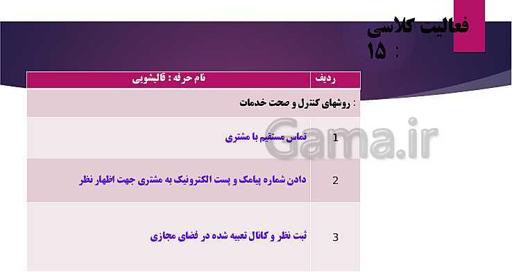 پاورپوینت اخلاق حرفه‌ای دوازدهم هنرستان | پودمان 2: مسئولیت پذیری (مسئولیت پذیری در ارائه خدمات)- پیش نمایش