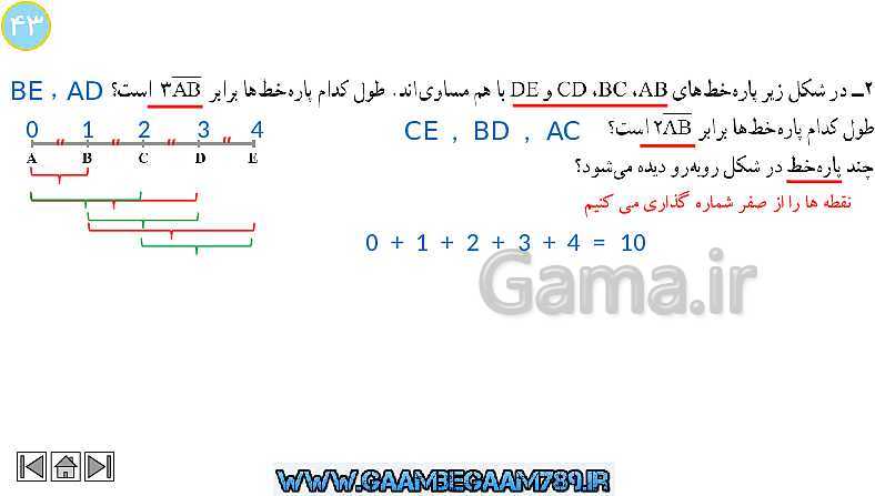 پاورپوینت آموزش فصل 4 ریاضی هفتم | هندسه و استدلال- پیش نمایش