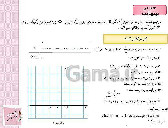 پاورپوینت ریاضی (3) دوازدهم دبیرستان | تعمیم حد- پیش نمایش