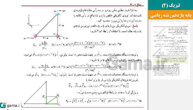 پاورپوینت کتاب محور ویژه تدریس مجازی فیزیک (2) یازدهم ریاضی | فصل 1 تا 4- پیش نمایش