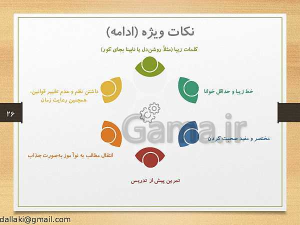 پاورپوینت دوره‌های طرح تعالی مدیریت مدرسه | اصول و فنون کلاس‌داری- پیش نمایش