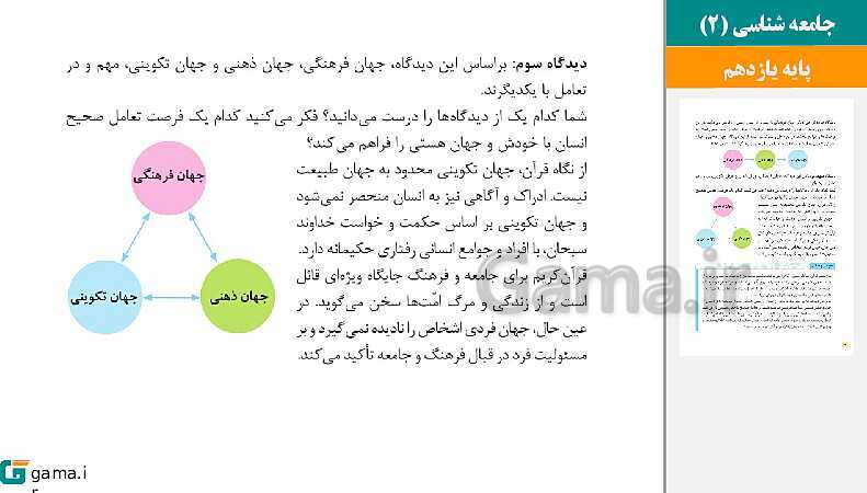 پاورپوینت کتاب محور ویژه تدریس مجازی جامعه شناسی (2) یازدهم انسانی | درس 1 تا 15- پیش نمایش