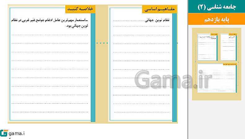 پاورپوینت کتاب محور ویژه تدریس مجازی جامعه شناسی (2) یازدهم انسانی | درس 1 تا 15- پیش نمایش