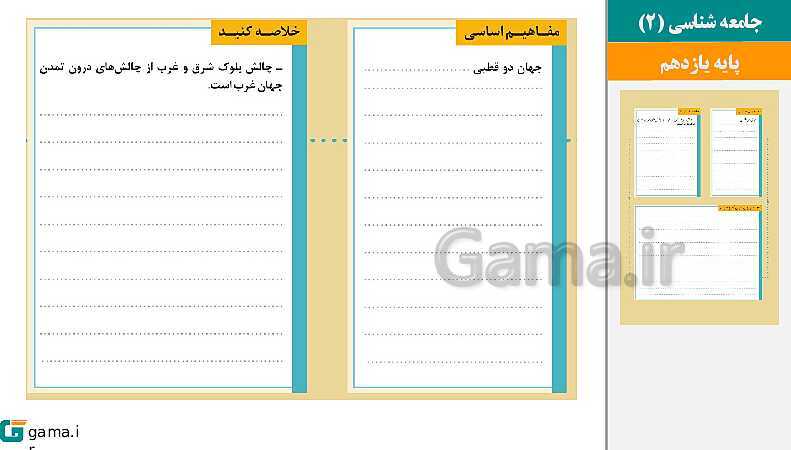 پاورپوینت کتاب محور ویژه تدریس مجازی جامعه شناسی (2) یازدهم انسانی | درس 1 تا 15- پیش نمایش