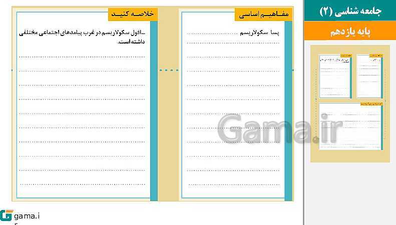 پاورپوینت کتاب محور ویژه تدریس مجازی جامعه شناسی (2) یازدهم انسانی | درس 1 تا 15- پیش نمایش