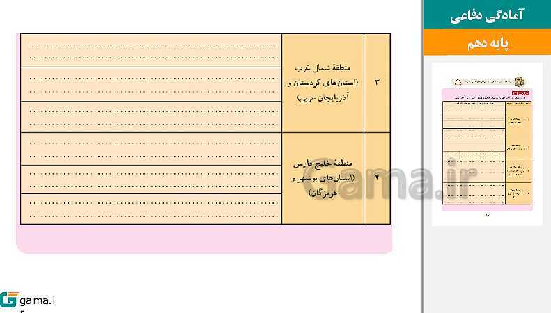 پاورپوینت کتاب محور ویژه تدریس مجازی آمادگی دفاعی دهم | درس 1 تا 12- پیش نمایش