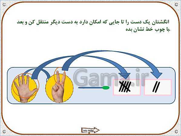 پاورپوینت ریاضی اول دبستان | تم 10:  آشنایی با عدد 6 و 7 و مقایسه کردن مجموعه‌ها- پیش نمایش