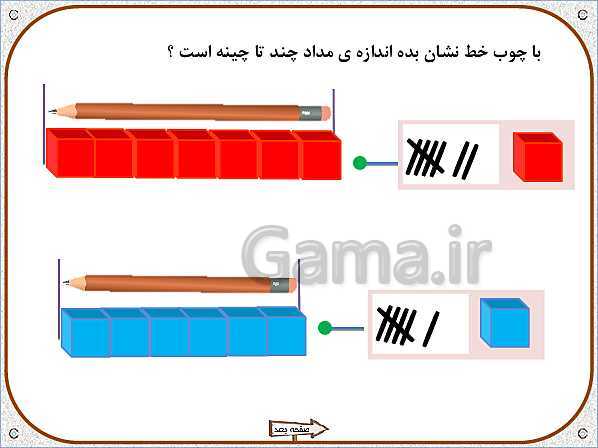 پاورپوینت ریاضی اول دبستان | تم 10:  آشنایی با عدد 6 و 7 و مقایسه کردن مجموعه‌ها- پیش نمایش