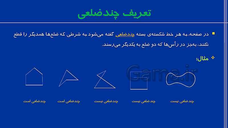 پاورپوینت تدریس ریاضی هشتم  | فصل 3: چند ضلعی‌ها- پیش نمایش