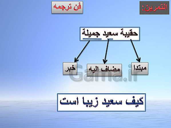 پاورپوینت درس 7 عربی دهم  انسانی | اَلدَّرْسُ السّابِعُ: صِناعَةُ النِّفطِ- پیش نمایش