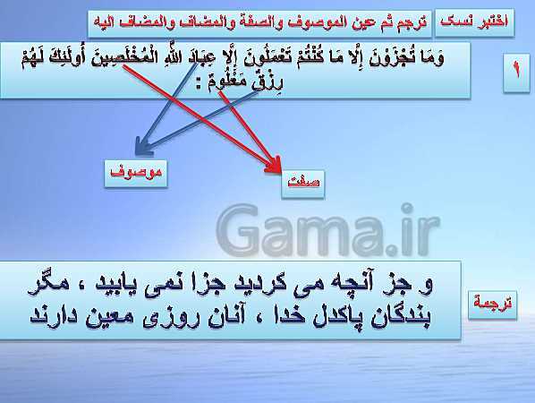 پاورپوینت درس 7 عربی دهم  انسانی | اَلدَّرْسُ السّابِعُ: صِناعَةُ النِّفطِ- پیش نمایش