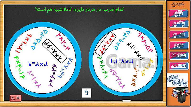 پاورپوینت تدریس ریاضی سوم دبستان | توزیع پذیری و جابجایی در ضرب- پیش نمایش