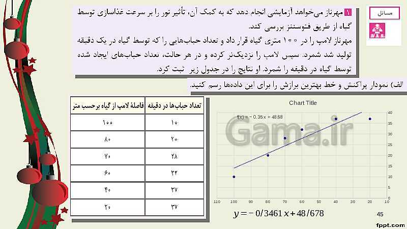 پاورپوینت ریاضی (2) فنی یازدهم هنرستان | پودمان 5: آمار توصیفی- پیش نمایش