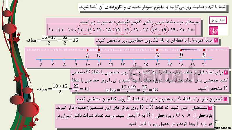 پاورپوینت ریاضی (2) فنی یازدهم هنرستان | پودمان 5: آمار توصیفی- پیش نمایش