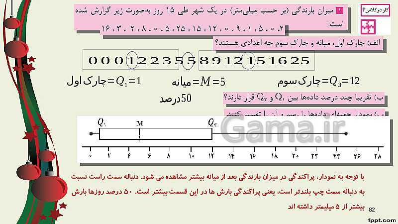 پاورپوینت ریاضی (2) فنی یازدهم هنرستان | پودمان 5: آمار توصیفی- پیش نمایش