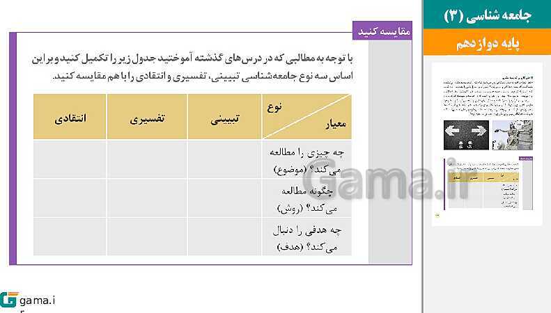 پاورپوینت کتاب محور ویژه تدریس مجازی جامعه شناسی (3) دوازدهم انسانی | درس 1 تا 10- پیش نمایش