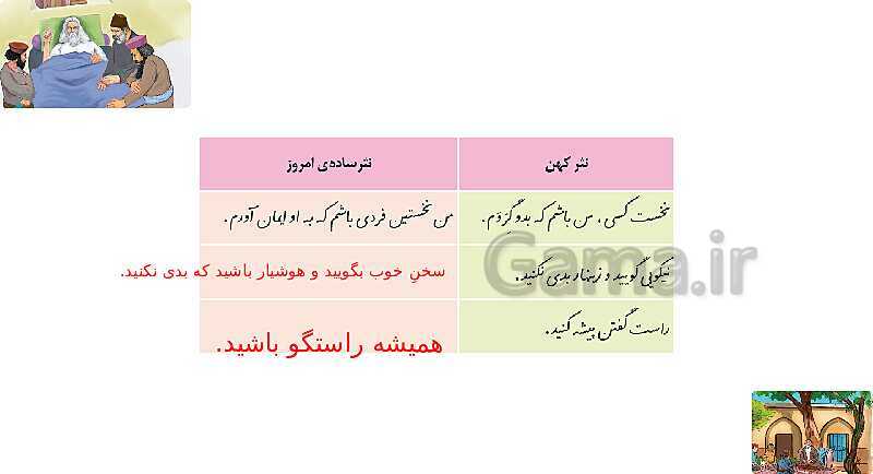 پاورپوینت نگارش ششم دبستان | درس 17: ستاره‌ی روشن- پیش نمایش