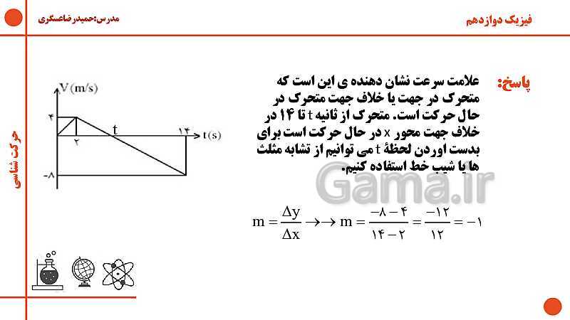 پاورپوینت تدریس فیزیک (3) تجربی دوازدهم | فصل 1: حرکت بر خط راست- پیش نمایش
